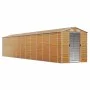 Caseta de jardín acero galvanizado marrón claro 191x980x198 cm de vidaXL, Cobertizos - Ref: Foro24-3188285, Precio: 1,00 €, D...