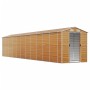 Light brown galvanized steel garden shed 191x980x198 cm by vidaXL, Sheds - Ref: Foro24-3188285, Price: 1,00 €, Discount: %