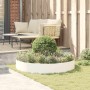 Jardineras 5 pcs Blanco 120 x 120 x 20 cm Acero