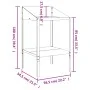 Pflanzenstütze anthrazitfarbener verzinkter Stahl 56,5x54,5x100 cm von vidaXL, Topfständer - Ref: Foro24-364534, Preis: 54,35...