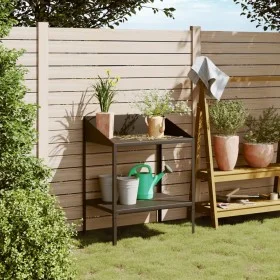 Plant support anthracite galvanized steel 75.5x54.5x100 cm by vidaXL, Pot stands - Ref: Foro24-364535, Price: 61,71 €, Discou...