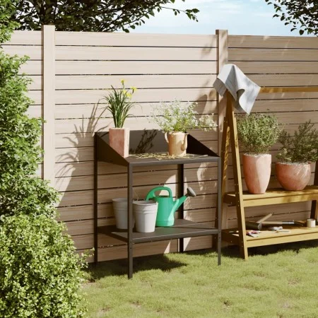 Plant support anthracite galvanized steel 75.5x54.5x100 cm by vidaXL, Pot stands - Ref: Foro24-364535, Price: 61,71 €, Discou...