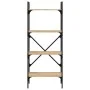 Librería de 4 estantes madera roble Sonoma 56x31,5x138,5 cm de vidaXL, Librerías y estanterías - Ref: Foro24-833339, Precio: ...
