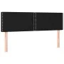 Box spring bed mattress and LED lights black fabric 140x190 cm by vidaXL, Beds and slatted bases - Ref: Foro24-3133071, Price...