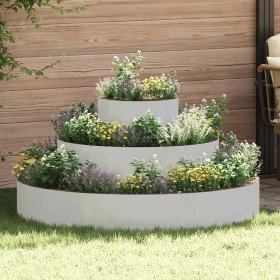 Maceta para Jardín Plateado 120 x 120 x 20 cm Acero inoxidable en Maceteros y jardineras | Comprar online en Foro24