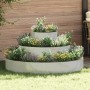 Maceta para Jardín Plateado 120 x 120 x 20 cm Acero Galvanizado en Maceteros y jardineras | Comprar online en Foro24