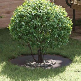 adecuado para Anillo de Árbol Plano Negro Ø30 / 60 cm Acero en Maceteros y jardineras | Comprar online en Foro24