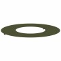 Anillo plano para árbol Verde oliva Ø30 / 60 cm Acero