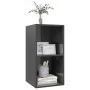 Glossy gray plywood wall TV cabinet 37x37x72 cm by vidaXL, TV Furniture - Ref: Foro24-805479, Price: 40,04 €, Discount: %