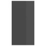 Mueble TV de pared madera contrachapada gris brillo 37x37x72 cm de vidaXL, Muebles TV - Ref: Foro24-805479, Precio: 40,47 €, ...
