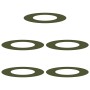 Anillos planos para árboles 5 pcs Verde oliva Ø40 / 70 cm Acero