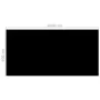 Rectangular black floating PE pool solar cover 10x5 m by vidaXL, Pool covers - Ref: Foro24-90342, Price: 168,83 €, Discount: %