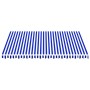 Ersatzstoff für blau-weiße Markise 4,5x3,5 m von vidaXL, Markisen - Ref: Foro24-311920, Preis: 64,52 €, Rabatt: %