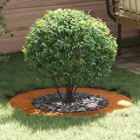 adecuado para Anillos de Árbol Plano 5 pcs Marrón Ø50 / 80 cm en Maceteros y jardineras | Comprar online en Foro24