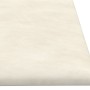 Wandpaneele 12 Stück cremefarbener Samt 60x15 cm 1,08 m² von vidaXL, Wandverkleidung - Ref: Foro24-343843, Preis: 49,96 €, Ra...