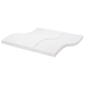 7-Zonen-Schaumstoffmatratze Härte 20 ILD weiß 200x200 cm von vidaXL, Matratzen - Ref: Foro24-356359, Preis: 191,94 €, Rabatt: %