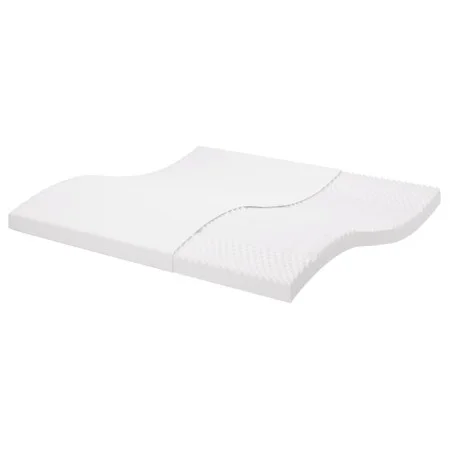 Colchón de espuma de 7 zonas dureza 20 ILD blanco 200x200 cm de vidaXL, Colchones - Ref: Foro24-356359, Precio: 191,94 €, Des...