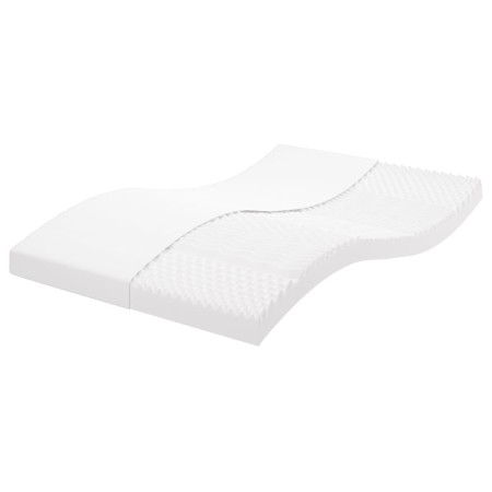 7-zone foam mattress hardness 20 ILD white 140x190 cm by vidaXL, Mattresses - Ref: Foro24-356355, Price: 112,84 €, Discount: %