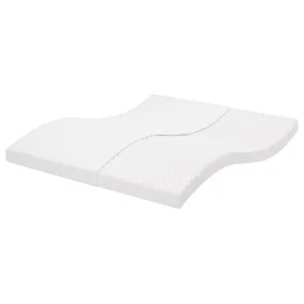 7-zone foam mattress hardness 20 ILD white 160x200 cm by vidaXL, Mattresses - Ref: Foro24-356357, Price: 157,95 €, Discount: %
