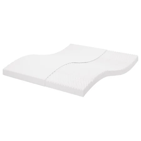 7-zone foam mattress hardness 20 ILD white 160x200 cm by vidaXL, Mattresses - Ref: Foro24-356357, Price: 157,95 €, Discount: %