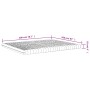 7-zone foam mattress hardness 20 ILD white 160x200 cm by vidaXL, Mattresses - Ref: Foro24-356357, Price: 160,00 €, Discount: %