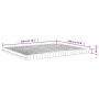 7-zone foam mattress hardness 20 ILD white 180x200 cm by vidaXL, Mattresses - Ref: Foro24-356358, Price: 176,50 €, Discount: %