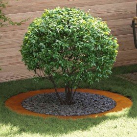 adecuado para Anillos de Árbol Plano 5 pcs Marrón Ø90 / 120 cm en Maceteros y jardineras | Comprar online en Foro24