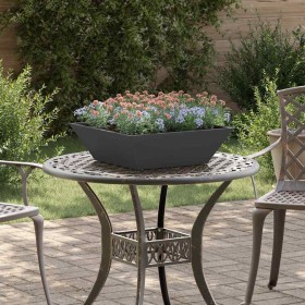 Maceta en Forma de Cuenco para Jardín 5 pcs Negro