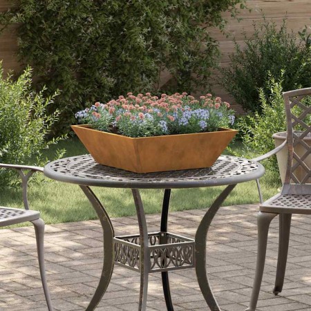 Maceta en Forma de Cuenco para Jardín 5 pcs Oxidado