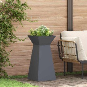Maceta Pilar 2 pcs Antracita 35 x 35 x 73 cm en Maceteros y jardineras | Comprar online en Foro24