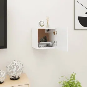 Mueble para TV de pared blanco 30,5x30x30 cm de vidaXL, Muebles TV - Ref: Foro24-804481, Precio: 30,58 €, Descuento: %
