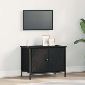 Mueble para TV Roble negro 60 x 35 x 45 cm Madera contrachapada