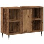 Gabinete de Baño con estante Madera vieja 80 x 33 x 60 cm