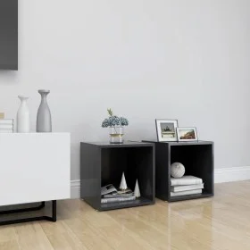 Muebles para TV 2 uds madera contrachapada gris 37x35x37 cm von vidaXL, TV-Möbel - Ref: Foro24-805505, Preis: 30,09 €, Rabatt: %