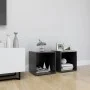 Muebles para TV 2 uds madera contrachapada gris 37x35x37 cm by vidaXL, TV Furniture - Ref: Foro24-805505, Price: 30,09 €, Dis...