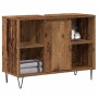 Gabinete de Baño con estante Madera Vieja 80 x 33 x 60 cm en Tocadores de baño | Comprar online en Foro24