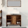 Gabinete de Baño con estante Madera vieja 80 x 33 x 60 cm
