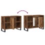 Gabinete de Baño con estante Madera vieja 80 x 33 x 60 cm