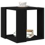 Mesa de Café Roble negro 32 x 32 x 30 cm Madera contrachapada
