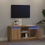 Gabinete de TV Marrón 100 x 34 x 50 cm Madera contrachapada