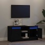 Gabinete de TV Negro 100 x 34 x 50 cm Madera contrachapada