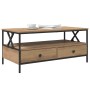 Mesa de Café with Drawer Roble artisan 100 x 51 x 45 cm