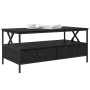 Mesa de Café Roble negro 100 x 51 x 45 cm Madera contrachapada