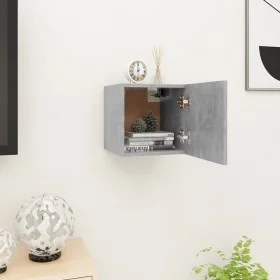 Betongraue Wand-Wohnzimmermöbel 30,5x30x30 cm von vidaXL, TV-Möbel - Ref: Foro24-804493, Preis: 24,49 €, Rabatt: %