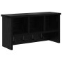 Perchero de pared con estante Roble negro 50 x 16 x 26 cm