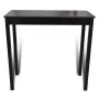 Mesa alta de cocina con 4 sillas de barra negras de vidaXL, muebles para cocinas y comedores - Ref: Foro24-160725, Precio: 52...