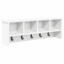 Perchero de pared Blanco 75 x 16 x 26 cm Madera contrachapada