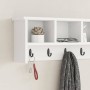 Perchero de pared Blanco 100 x 16 x 26 cm Madera contrachapada
