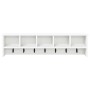 Perchero de pared Blanco 100 x 16 x 26 cm Madera contrachapada