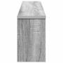 Perchero de pared con estante Gris sonoma 100 x 16 x 26 cm